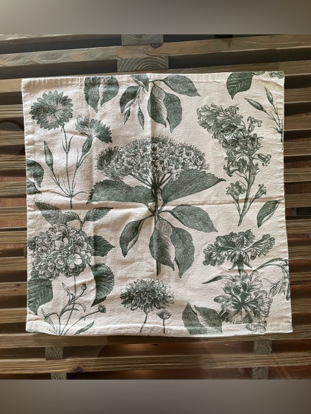 H&M Botanical Print Pillow Case